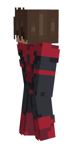Black skin: body, left side render