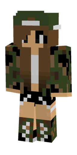 Brown skin: body, front render