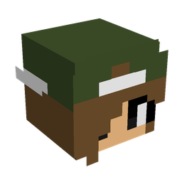 Brown skin: head render