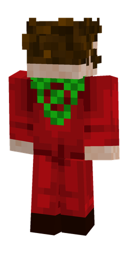 Black skin: body, back render