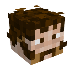 Black skin: head render