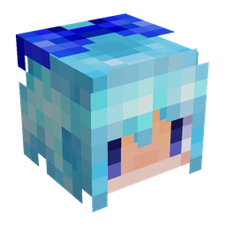 Blue skin: head render