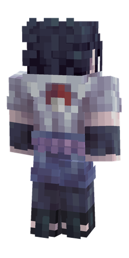 Blue skin: body, back render