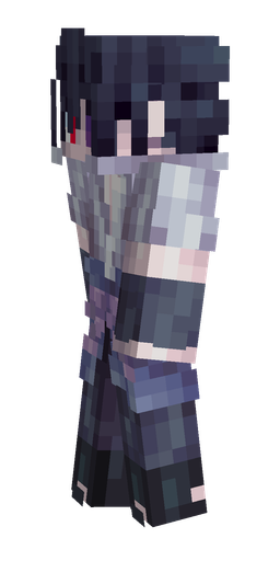 Blue skin: body, left side render