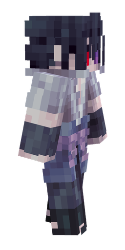 Blue skin: body, right side render
