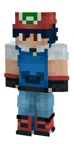 Blue skin: body, front render