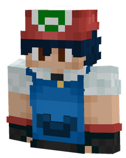 Blue skin: bust render