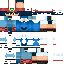 Blue skin: raw texture render