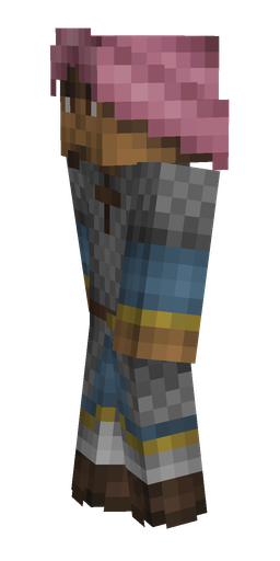 Black skin: body, left side render