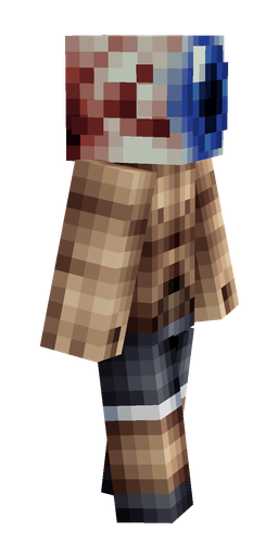 Black skin: body, right side render