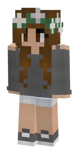 Brown skin: body, front render