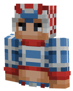 Blue skin: bust render