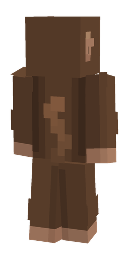 Brown skin: body, back render