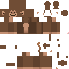 Brown skin: raw texture render