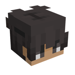 Black skin: head render