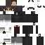 Black skin: raw texture render