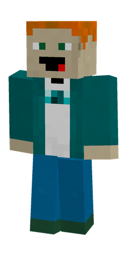 Blue skin: body, front render