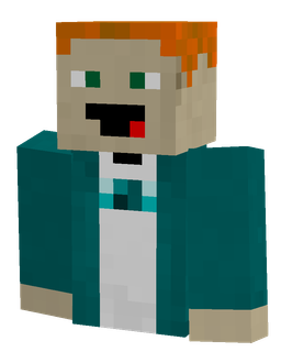 Blue skin: bust render