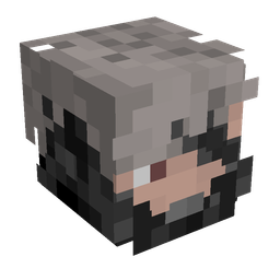 Black skin: head render