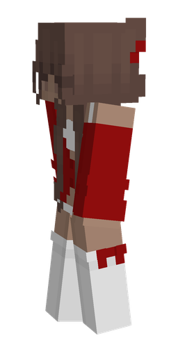 Brown skin: body, left side render