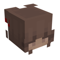 Brown skin: head render