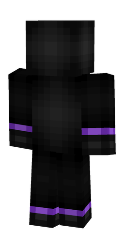 Black skin: body, back render