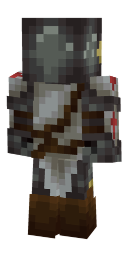 Black skin: body, back render