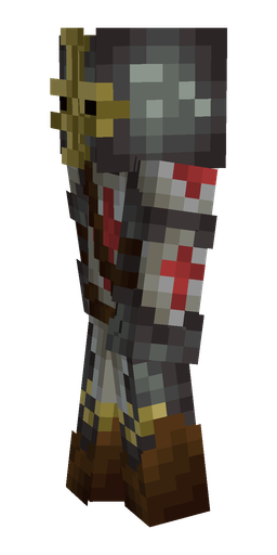 Black skin: body, left side render