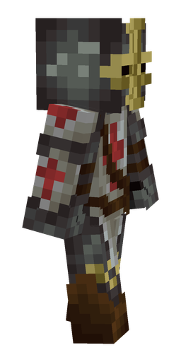 Black skin: body, right side render