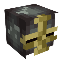 Black skin: head render