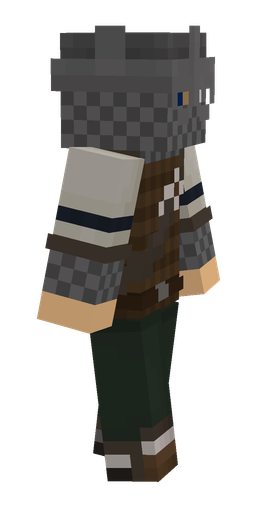 Black skin: body, right side render