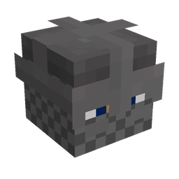 Black skin: head render