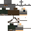 Black skin: raw texture render