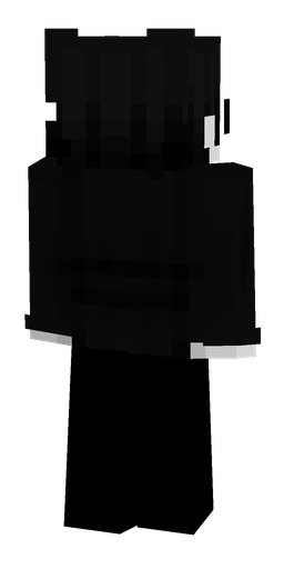 Black skin: body, back render
