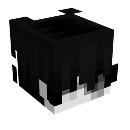 Black skin: head render
