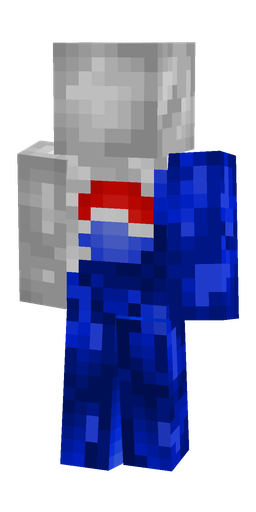 Blue skin: body, front render
