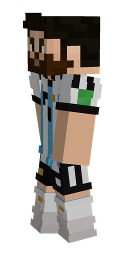 Black skin: body, left side render