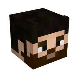 Black skin: head render