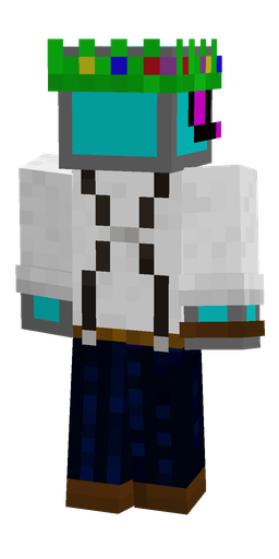 Black skin: body, back render