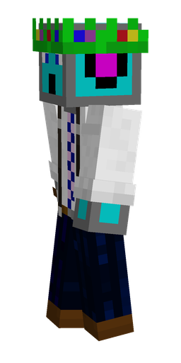 Black skin: body, left side render