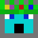 Black skin: face render