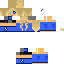 Blue skin: raw texture render