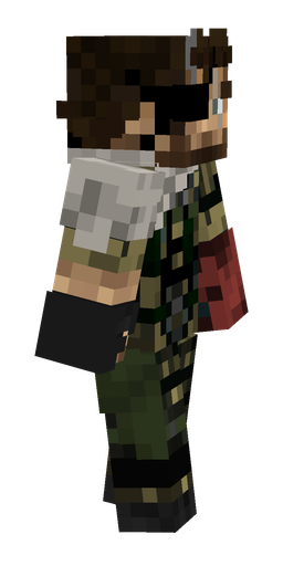 Black skin: body, right side render