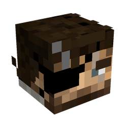Black skin: head render