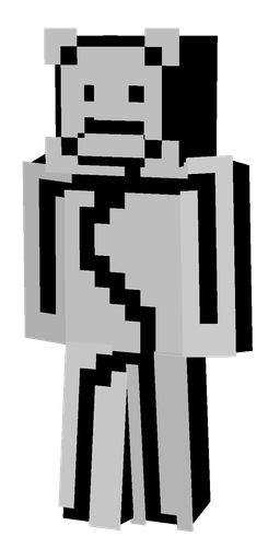 Black skin: body, front render
