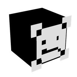 Black skin: head render