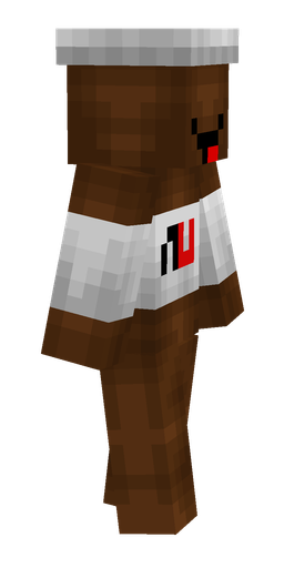 Brown skin: body, right side render