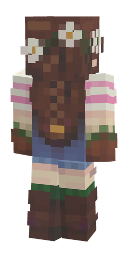 Orange skin: body, back render