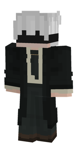 Black skin: body, front render