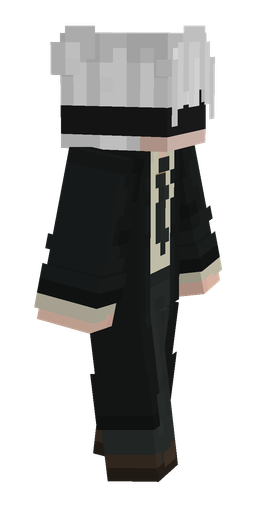 Black skin: body, right side render